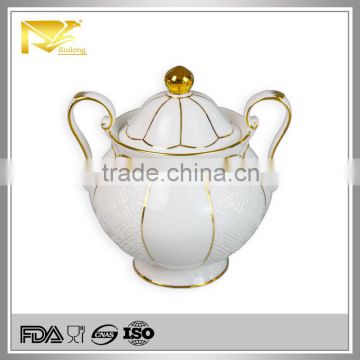 china wholesale antique ceramic jar, ceramic jars white for sugar