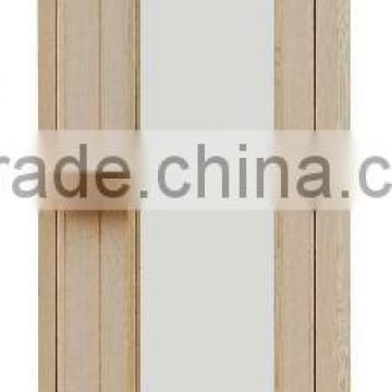 Wooden sauna door with brown color glass Kd-7065