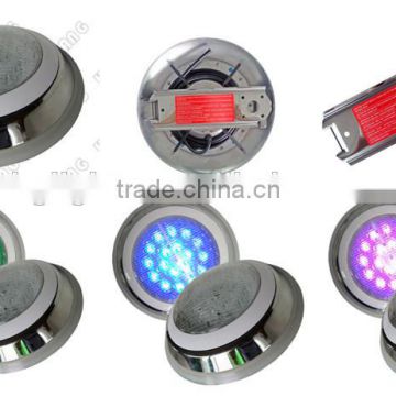 Stainless Steel IP68 Completely Waterproof LED Surface Mounted Pool Light / Wall Mounted Pool Light