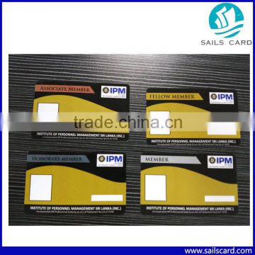CMYK PVC card with Cr80 size for Membership card or business card