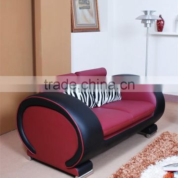 low back leather sofa