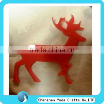 wholesale laser cut shapes for christmas, 3D cut acrylic reindeer shape