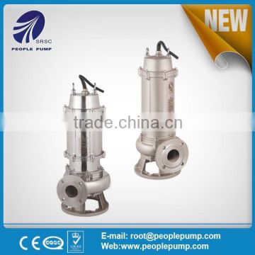 electric non-clog WQP stainless steel 304 submersible sewage pumps