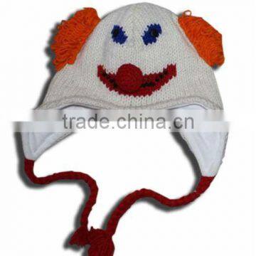 Knitted Clown Hat