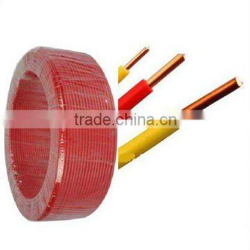 coated pvc cable 1.0sqmm with solid cu for house