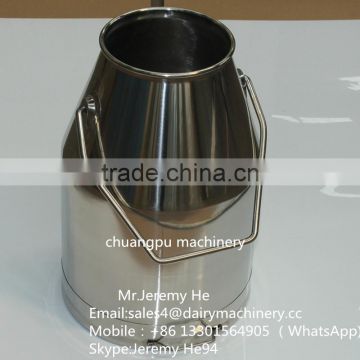 25L Stainless Steel Milk Bucket for Milking Machine