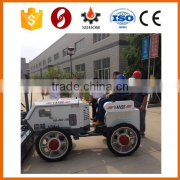 High vibrating performance ride-on laser screed