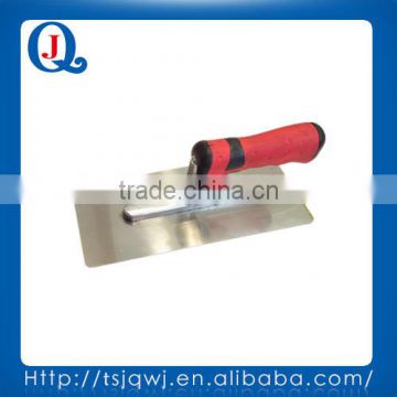 plastic handle stainless steel round edge plastering trowel JQ6050C
