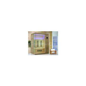 110v / 220v Home Far Infrared Sauna Cabin, 2 Person Ceramic Heater Sauna