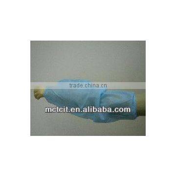 Disposable blue anti-dust/oil proof PP non-woven sleeve cover/oversleeve