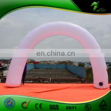 6m Length White Inflatable Arch , Inflatabel Finish Line Arch , Cheap Inflatable Arch For Sale