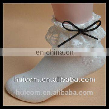 white lace sock