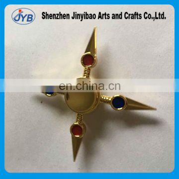 2017 Newest Plating Gold Metal Long spin time Release Stress Finger spinner