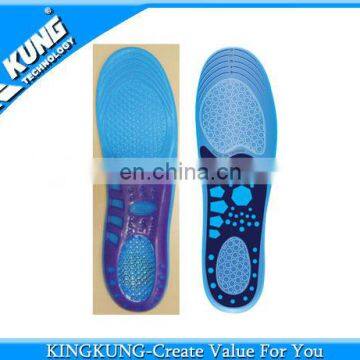 2014 Popular silicon rubber insole / shoe insole