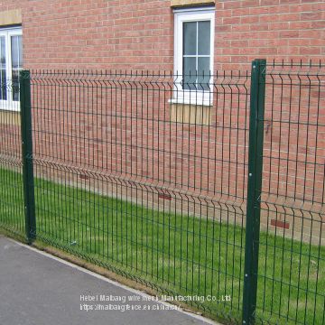 Commercial Galvanized Steel Welded Curved 3D Wire Mesh Fence Manufacturer