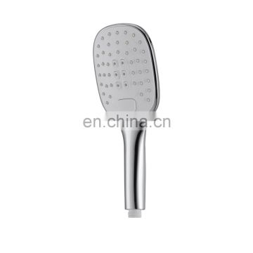 Push button change function ABS chromed shower hand multi function