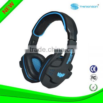 Comfortable 3.5mm Stereo Gaming Over-Ear Headphone Headset with Mic for PC Computer Game With Noise