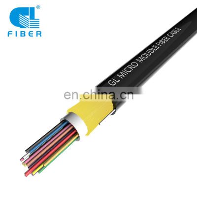 GL 192core 216core 288core Singlemode Air Blown Optical Fiber Micro Cable Blowing Into Underground Telecom Duct 18/14mm 20/16mm
