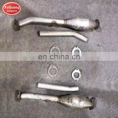stainless steel Exhaust second part catalytic converter for Infiniti QX56  - exhaust pipes and flanges cones