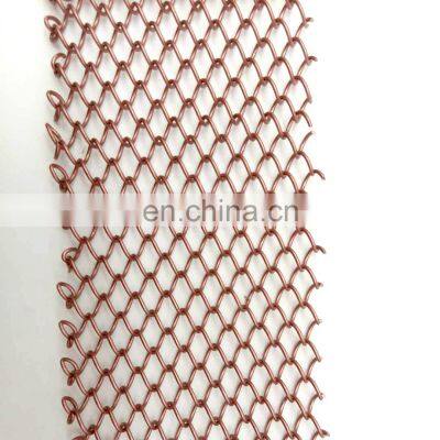 Decorative Wire Mesh Chain Link Curtain Fireplace Mesh