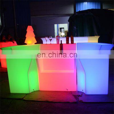 events party nightclub glowing LED bar nightclub furniture waterproof modern LED portable bar counter for sale