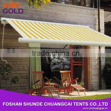 2016 durable french style retractable folding awnings auto part awning for sale