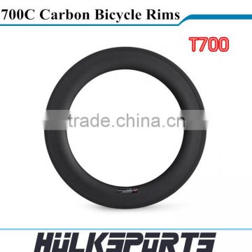 700c full carbon road bicycle rims Chinese carbon rim cheap carbon tubular rims 88mm