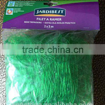 Small package green Extruded Plant Support Net
