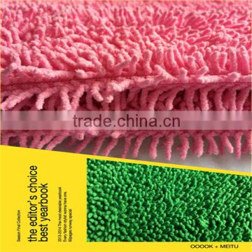 2014 China wholesale long pile high level types multiuses microfiber chenille fabric,top sales