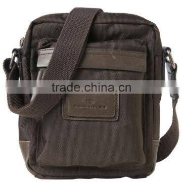 High end men's small nylon shoulder bag