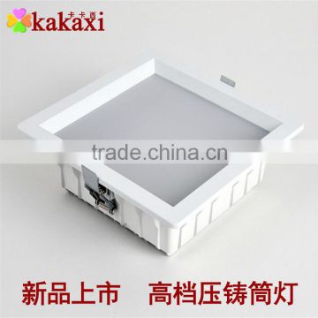 LED Downlights 12w 18w 24w SMD5730 Square Die Casting LED Ceiling Lamp SpotLights