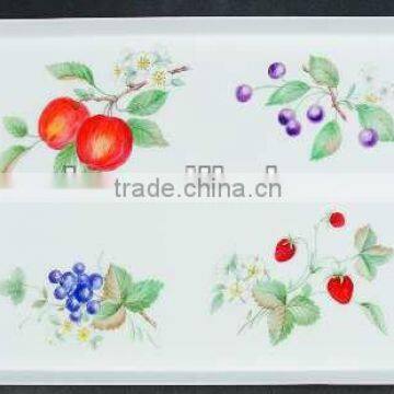 Decorative Plastic Tray With Fruit Plate