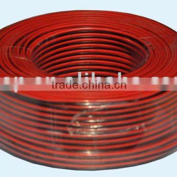 Black and Red Speaker wire