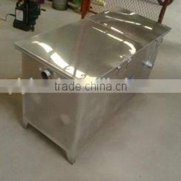 stainless steel grease trap for kitchen wastewater treatment