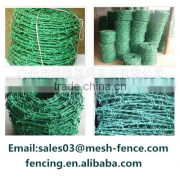 Cheaper double strand and single strand PVC barbed wire (XINLONG FACTORY)