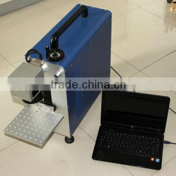 10W 20W autopart portable mini fiber laser marking machine