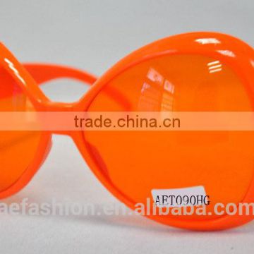 A big orange frame party glasses, promotional eyewear with big frame