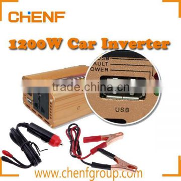 CE Approval Cheaper DC to AC 1200W Car Power Inverter Modified Sine Wave Power Inverter With USB Port