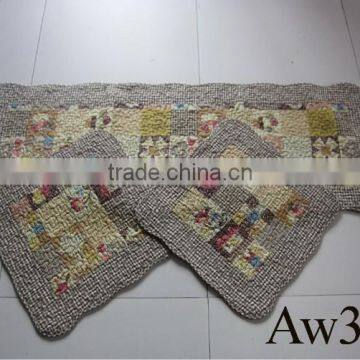 Aw32 Patchwork Car Seat Mats 3 PCS