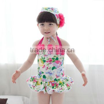 Hot sale 2015 koya children swimming outfits lovely outfits
