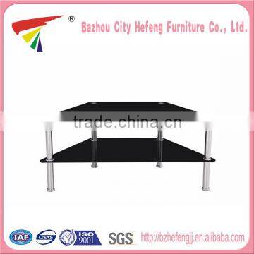 China manufacturer glass swivel tv stand 360