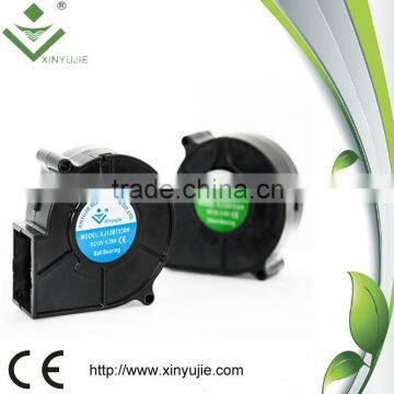 XYJ7530 75mm waterproof 5v dc brushless blower fan