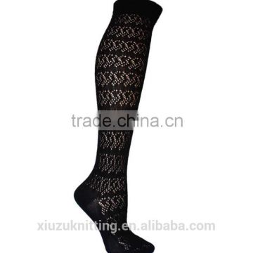 fashion long sock cotton sex black girl stocking