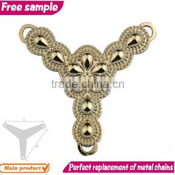 Ladies shoe decoration clip chain flowers