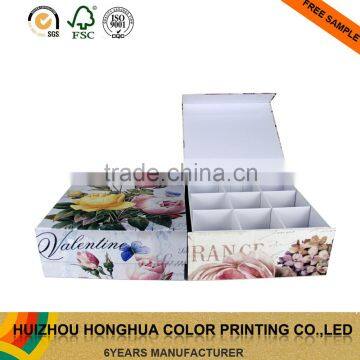 Magnetic cardboard paper folding box packaging cosmetic box