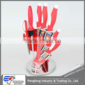 High qulity forged handle knife sets