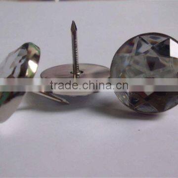 TOP SALE OEM quality crystal buttons for bags accessories