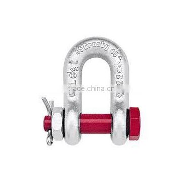 Hot-dip galvanized US Standard G2150 D Chain Shackle;d shackle, anchor shackle, bow shackle