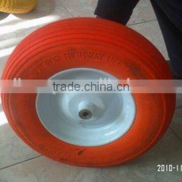 polyurethane foam tire wheel