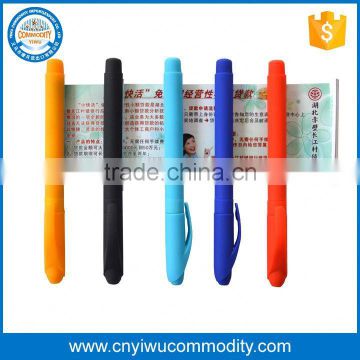 Hot Selling Advertising Customized Logo Plastic Banner Pen